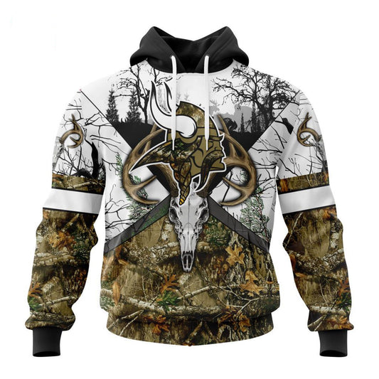 3D Nfl Printed Realtree Camo Minnesota Vikings Hoodie Custom Name Amp Number