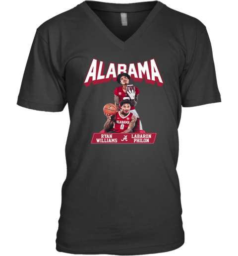 Alabama Ryan Williams And Labaron Philon V Neck T Shirt