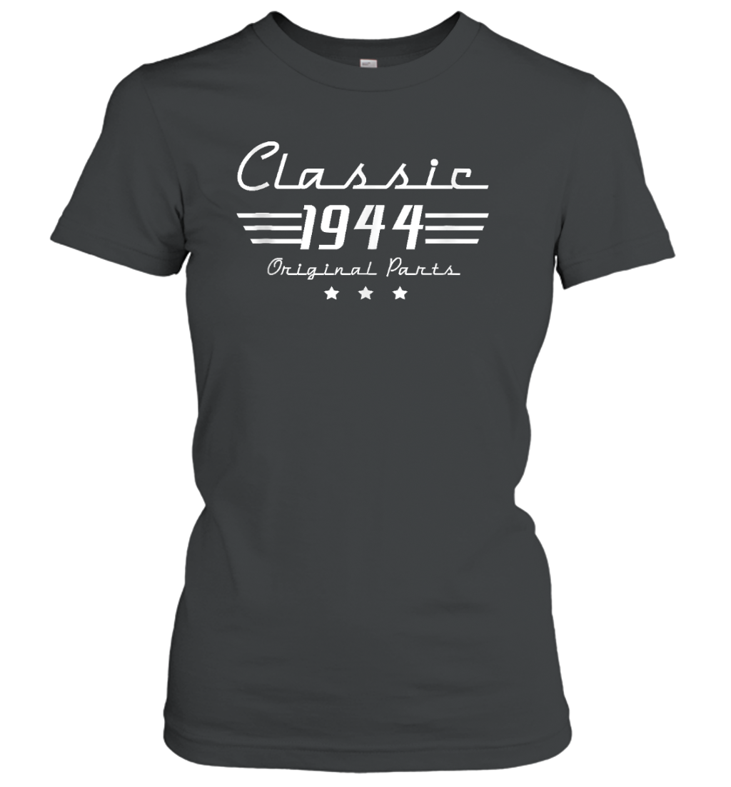 80Th Birthday 80 Year Old 80Th Vintage Classic 1944 Fathers Day Gifts Womens T Shirt