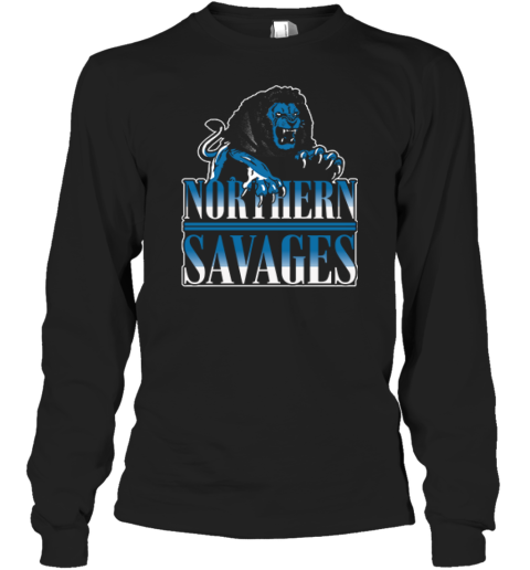 Detroit Defense Northern Savages Long Sleeve T Shirt