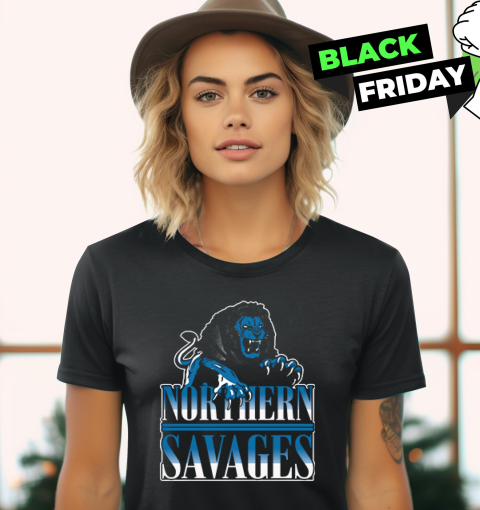 Detroit Defense Northern Savages Women039S T Shirt