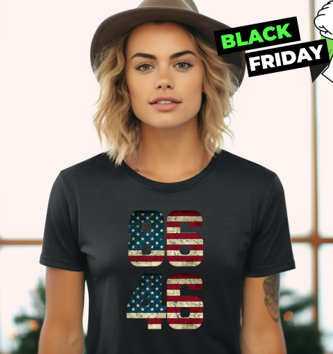 8646 American Flag Anti Joe Biden Women039S T Shirt