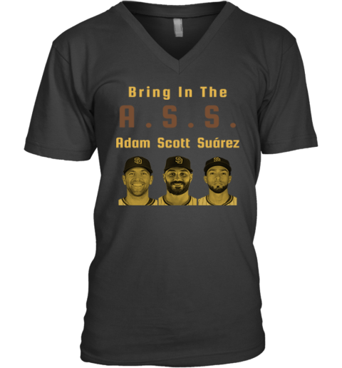 Bring In The Ass Adam Scott Surez V Neck T Shirt