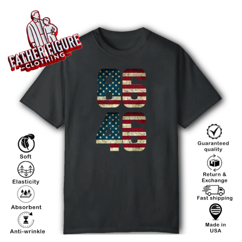 8646 American Flag Anti Joe Biden T Shirt